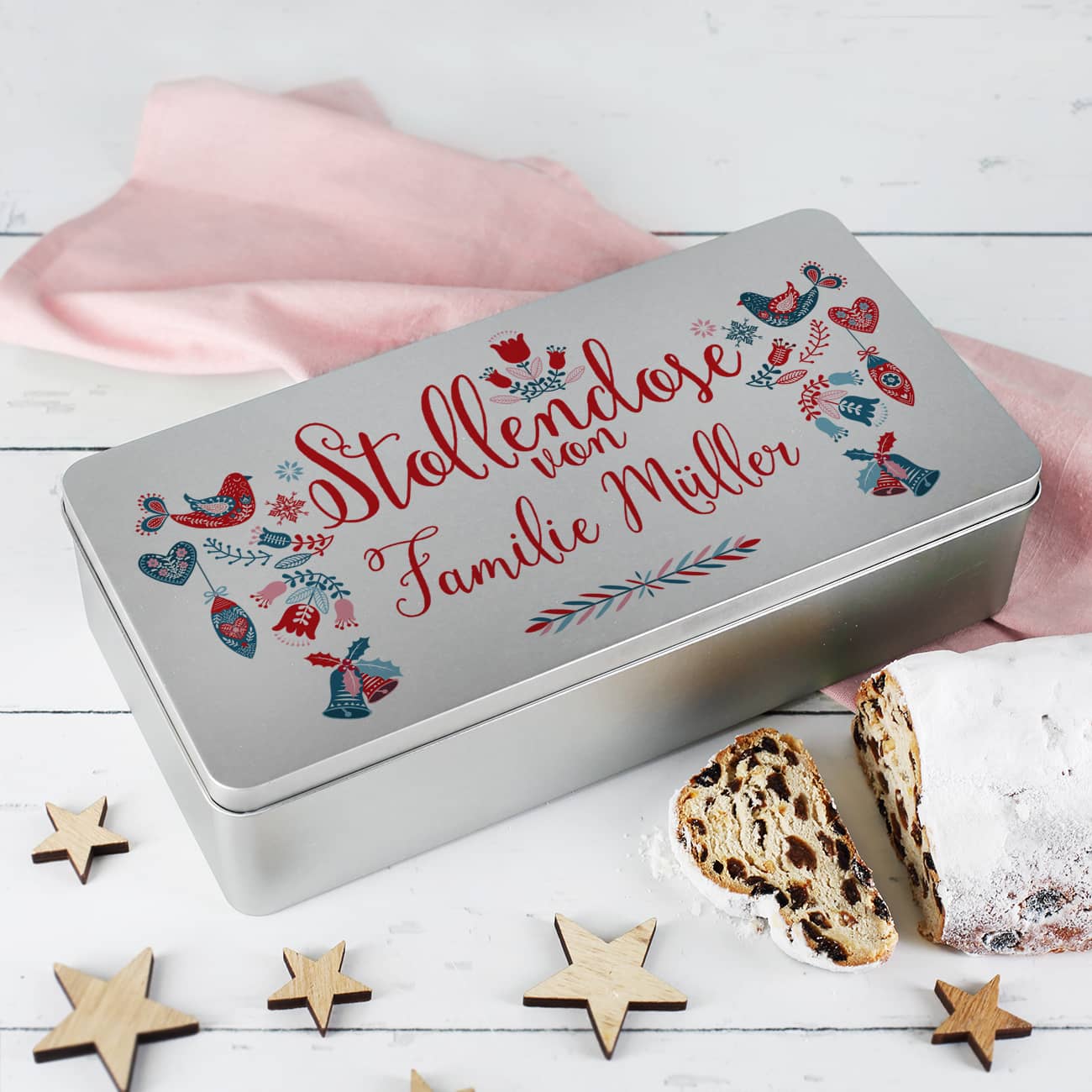 Stollendose mit Stollen