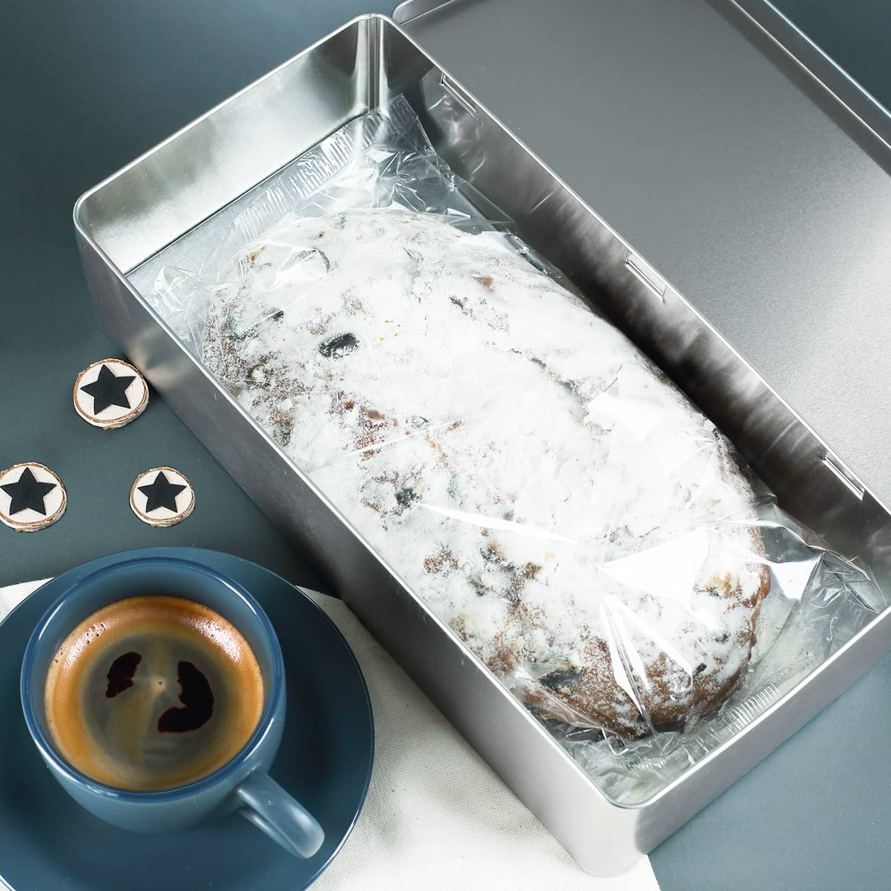 Stollen in Verpackung