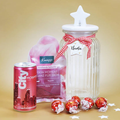 Weihnachtliches Geschenkset mit Füllung