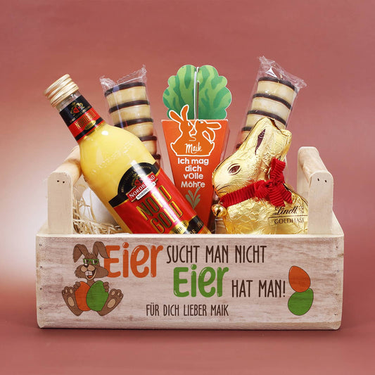 Lustiges Ostergeschenk für Männer mit Name & Text personalisiert