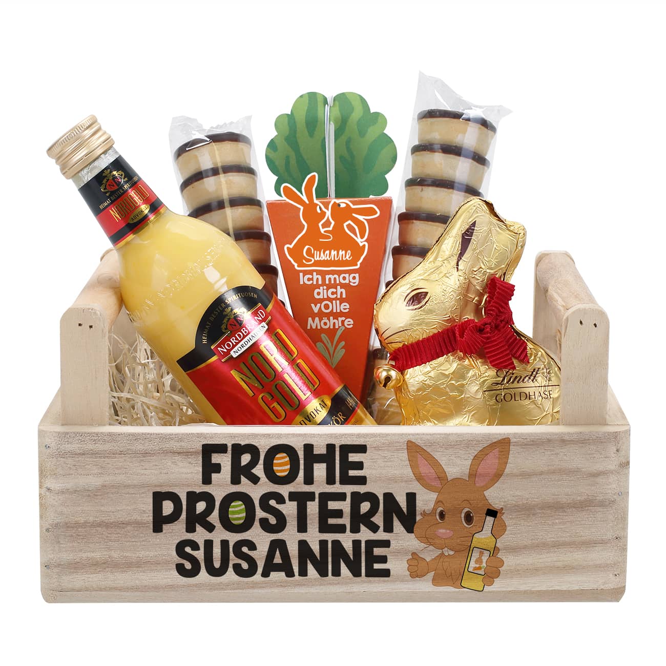 Mit Name nach Wunsch personalisiert