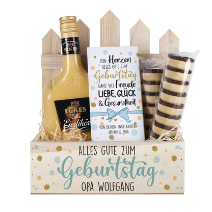 Mit Personalisierung und passendem Motiv zum Geburtstag