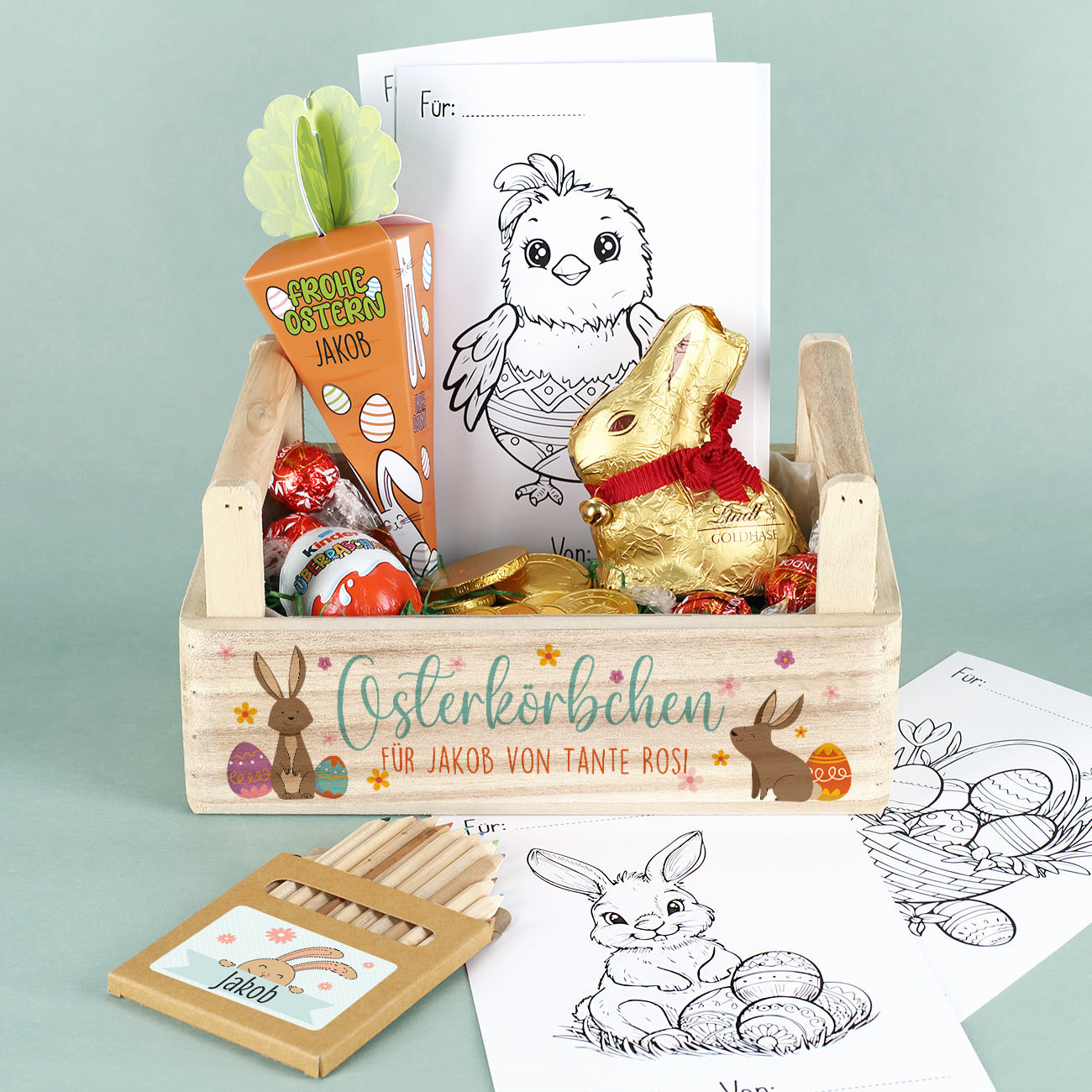 Mit Name & Text personalisiert