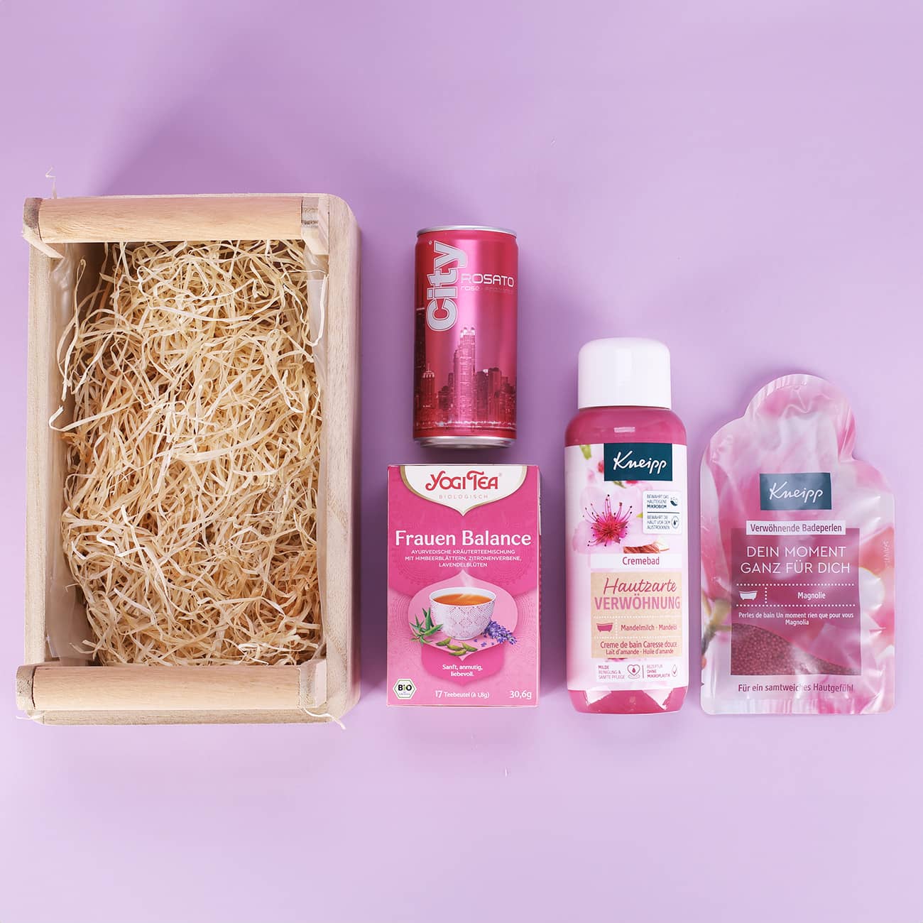 Secco, Tee, Badezusätze