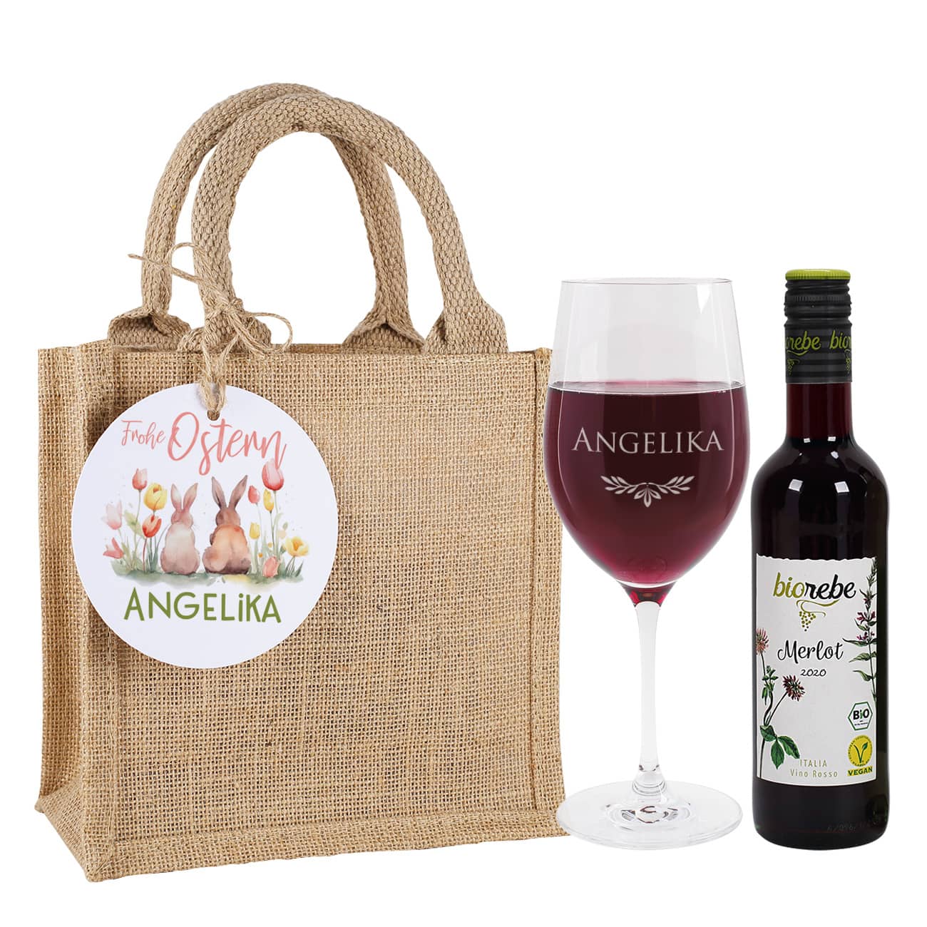 Ostergeschenkset mit Wein