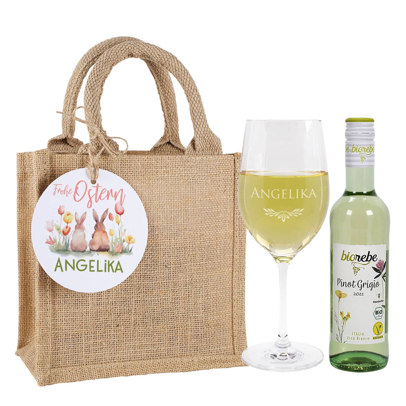 Ostergeschenkset mit Wein