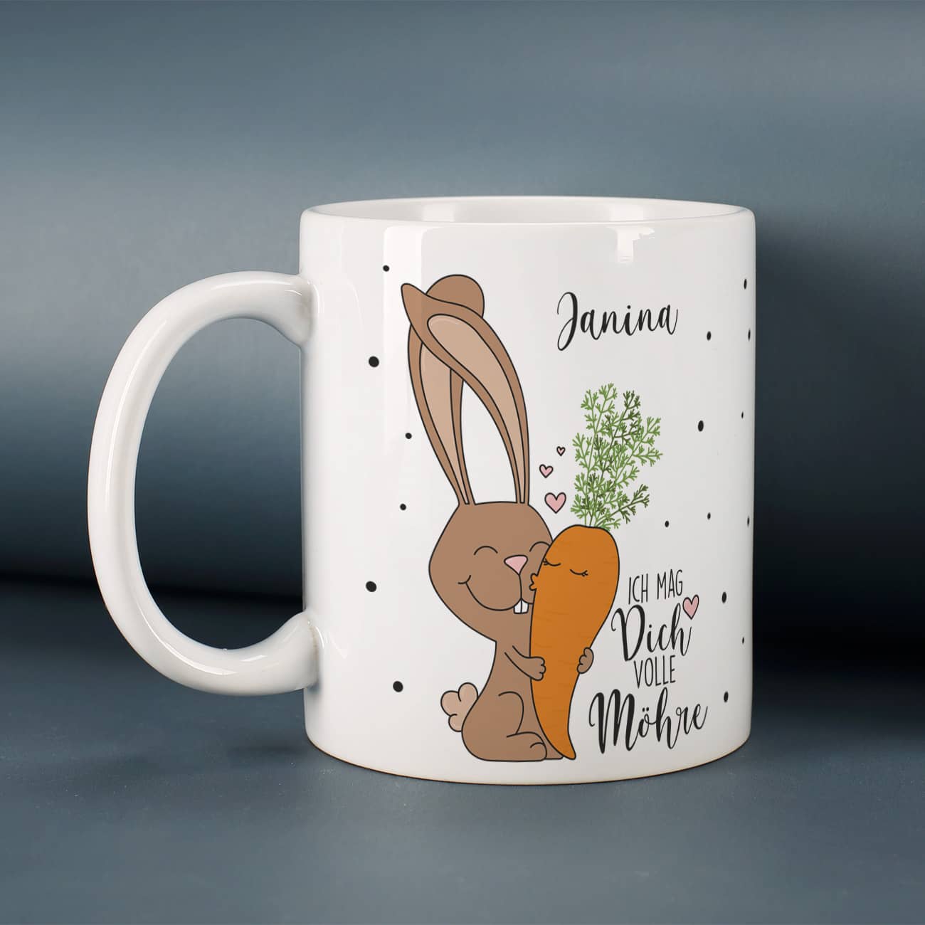 Geschenkset zu Ostern mit Tasse und Schokolade