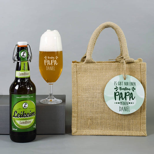 Geschenkset für den weltbesten Papa mit Bier
