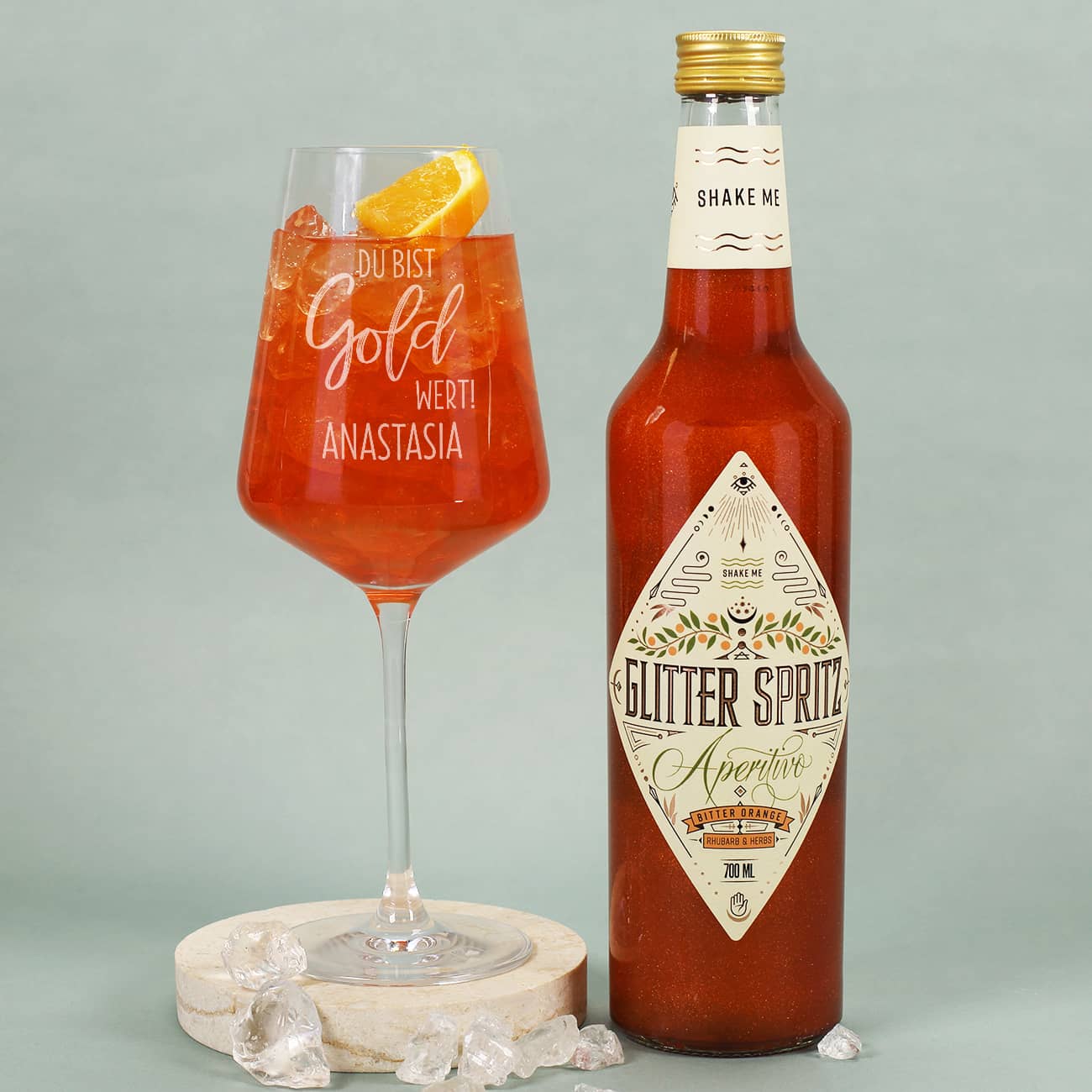 Weinglas von Leonardo mit Name nach Wunsch als Gravur