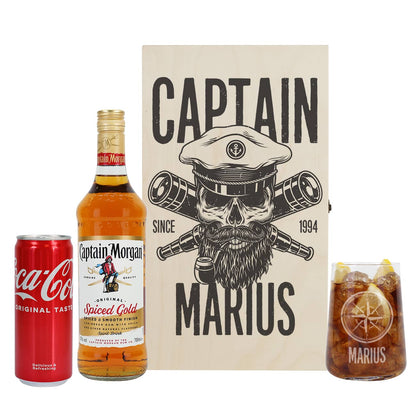 Personalisiertes Geschenkset für einen coolen Captain