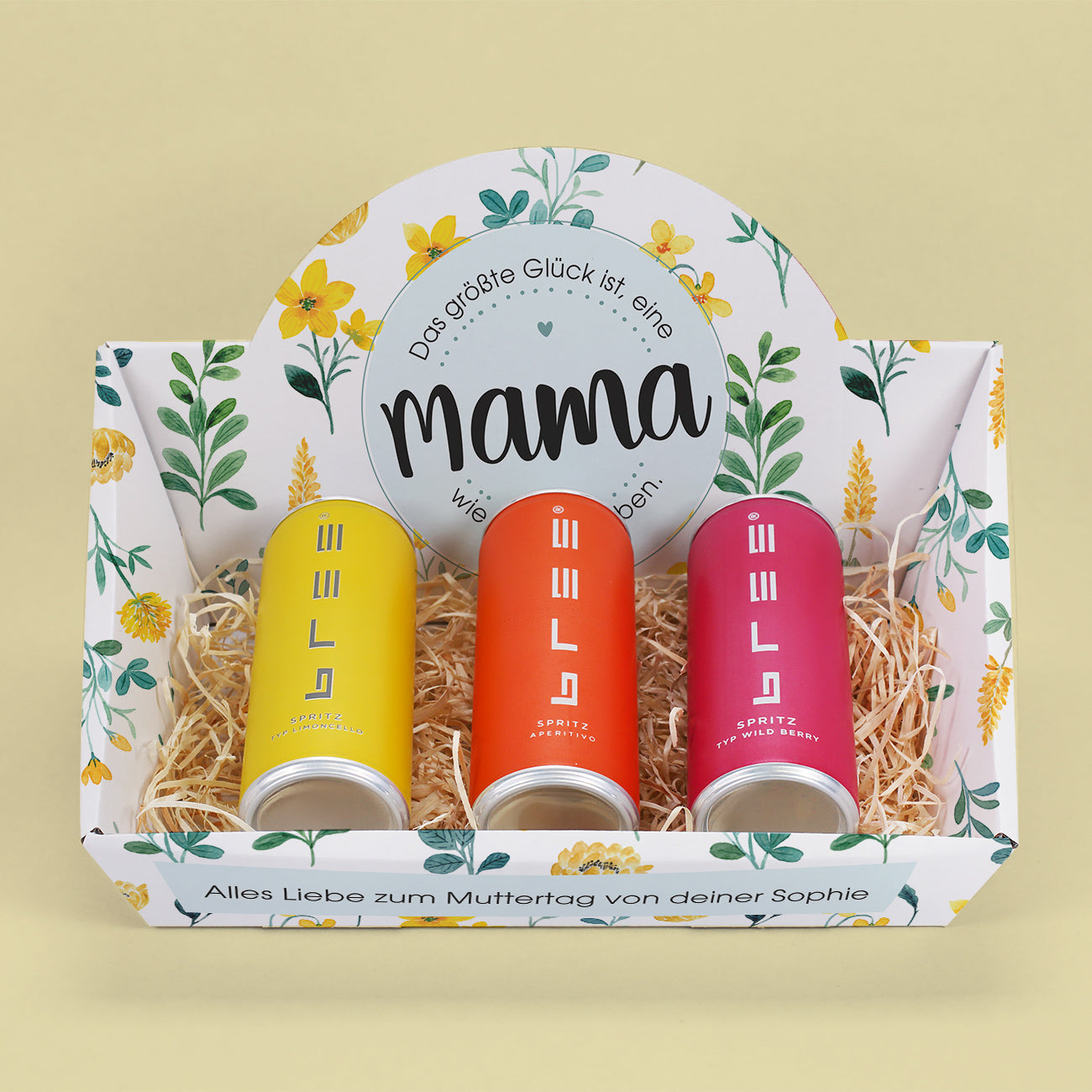 Geschenkkorb für Mama mit Personalisierung & Inhalt