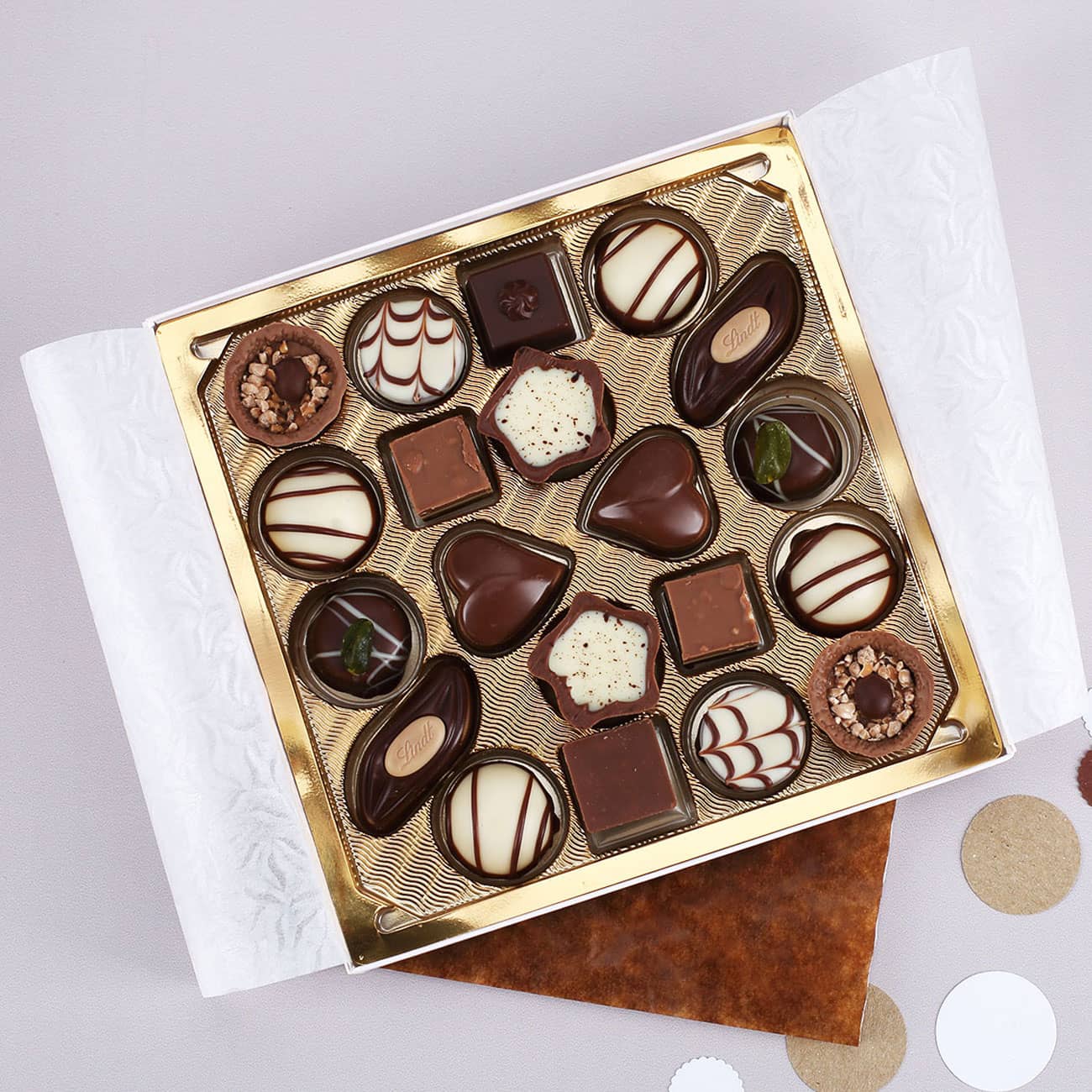 Zartschmelzende Pralinen von Lindt