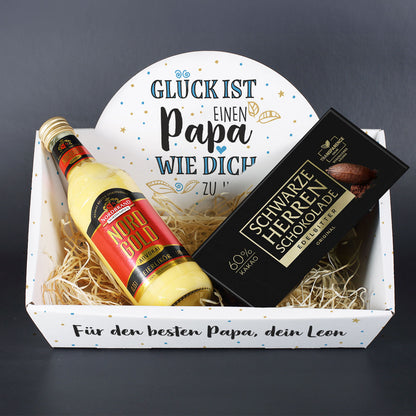 Persönlicher Geschenkkorb für den besten Papa - mit verschiedenen Füllungen