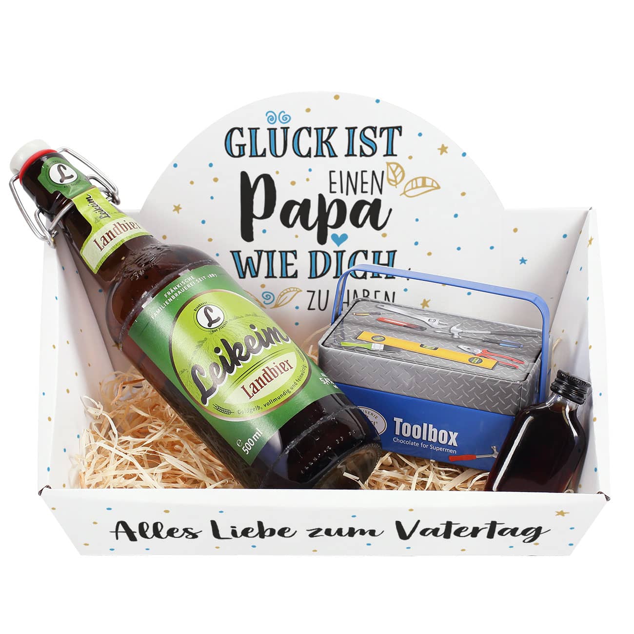 Geschenkset für Papa mit Inhalt nach Wahl