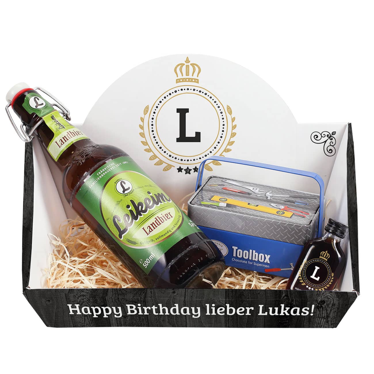 Gefüllter Geschenkkorb für Männer