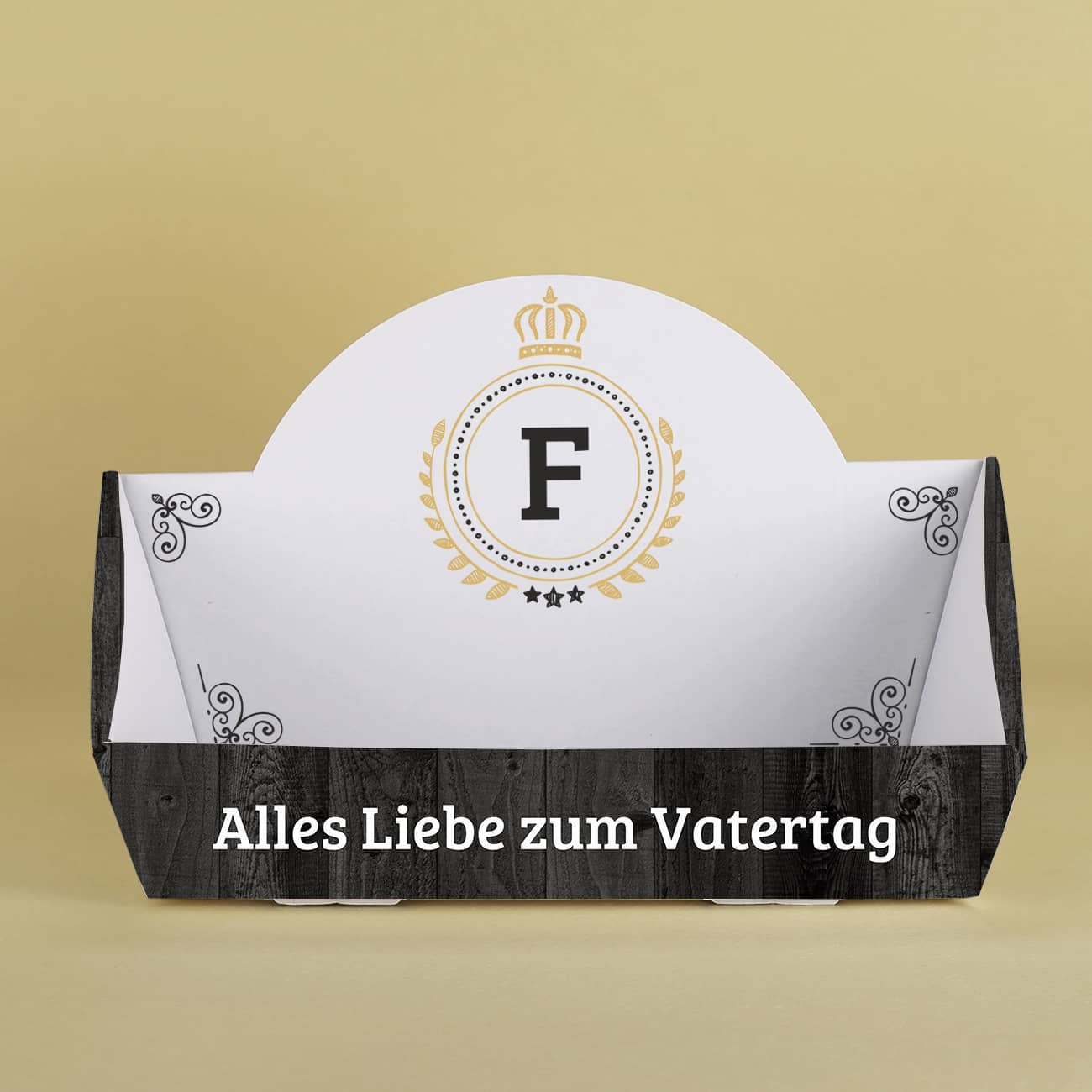 Bedruckter Geschenkkorb