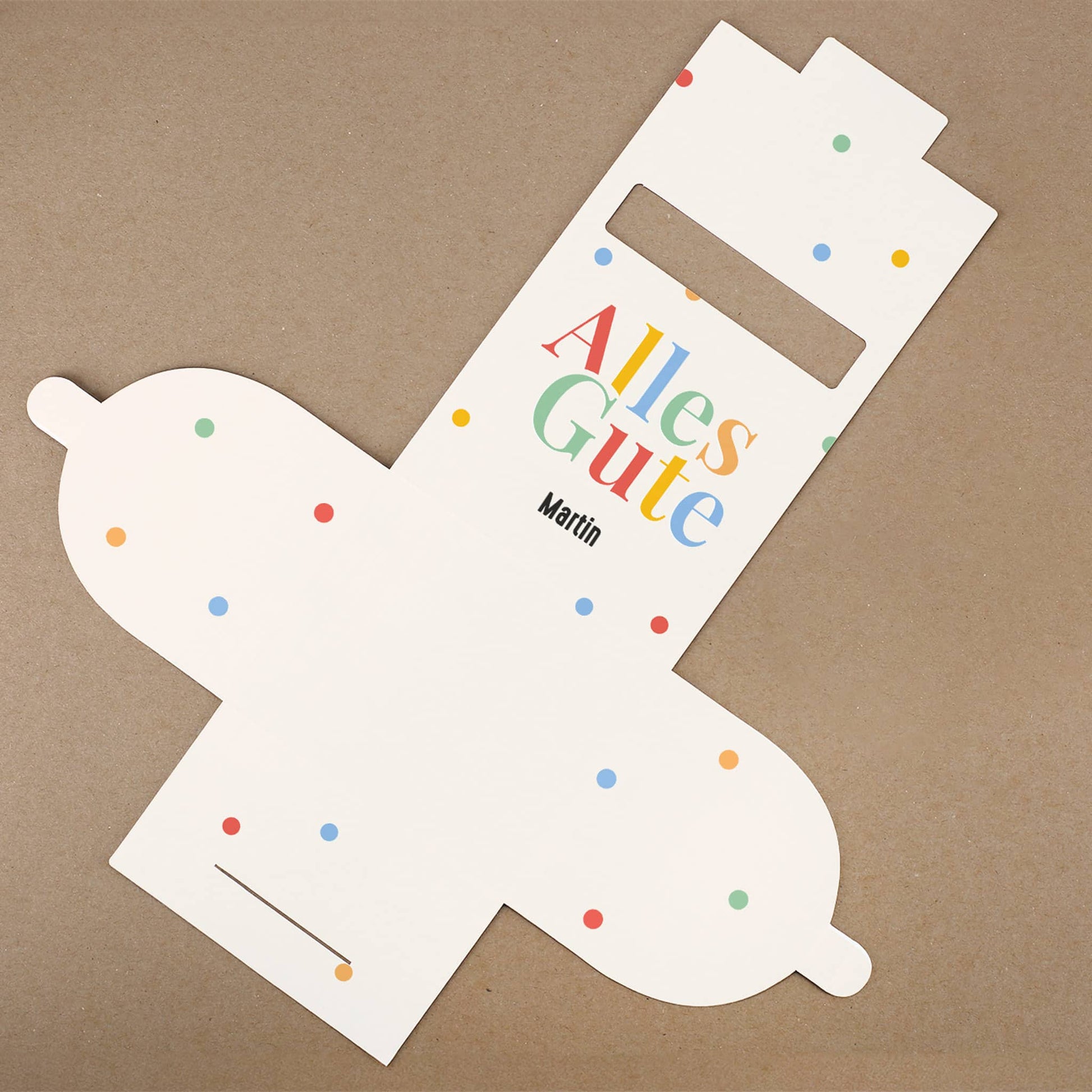 Besonders originelle Verpackung für die Tasse