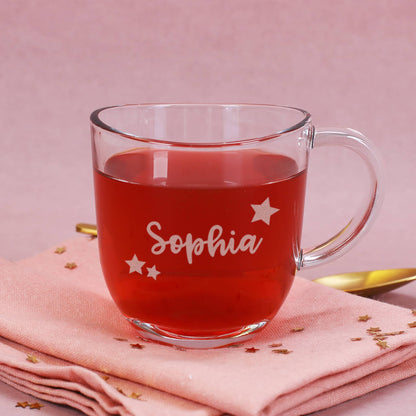 Du bist mein Weihnachtsstern! -  Niedliches Geschenkset mit Stollenrigel, Teekanne Tee und Name pers