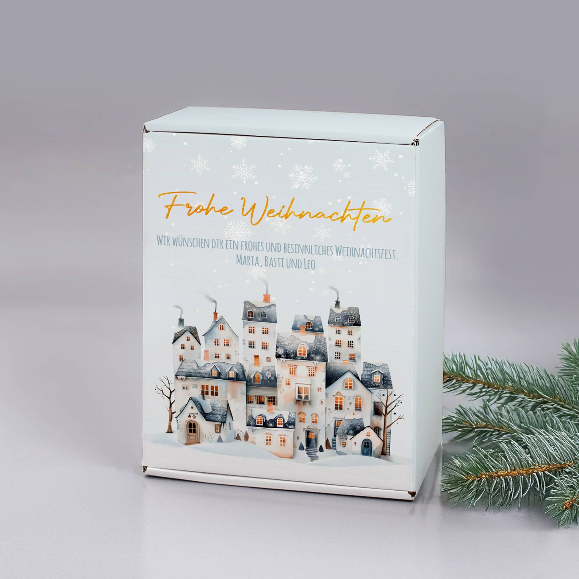 Personalisierte Geschenkbox mit Text nach Wunsch