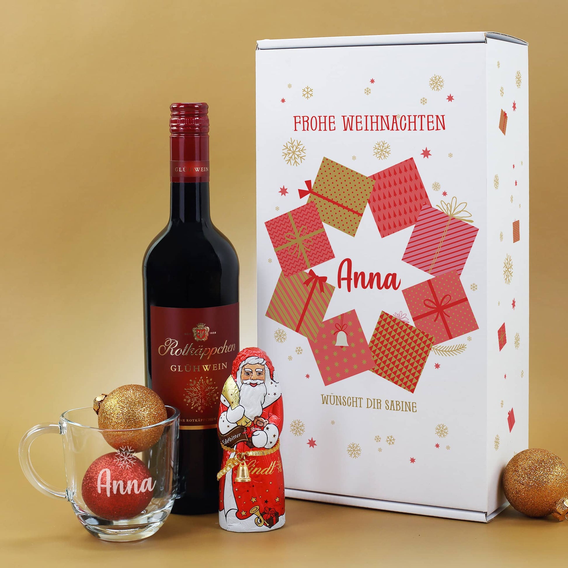 Persönliches Glühweinset zu Weihnachten