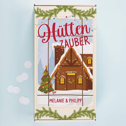 Hüttenzauber Geschenkbox mit Namen personalisiert