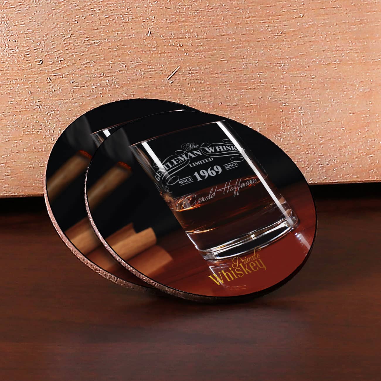 bedruckte Untersetzer 