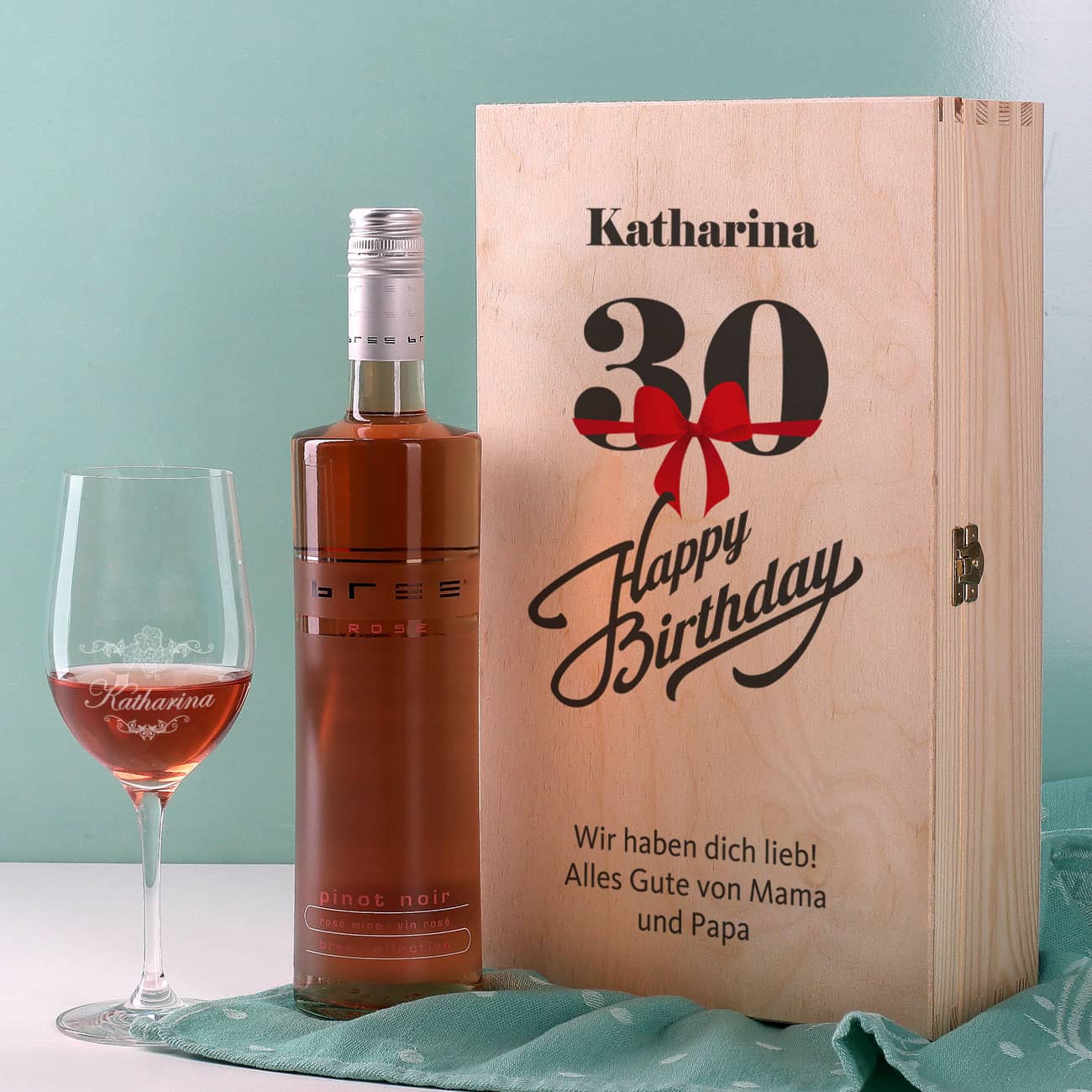 Wein-Geschenkset zum 30. Geburtstag