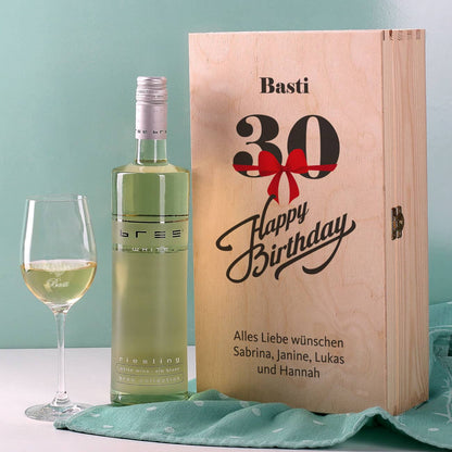 Wein-Geschenkset zum 30. Geburtstag