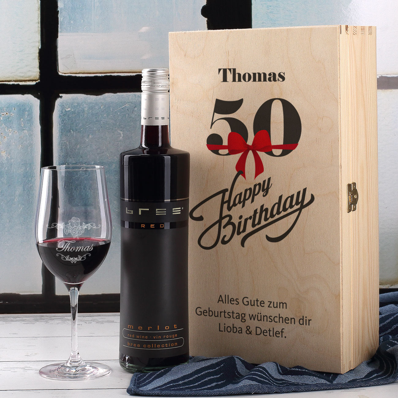 Wein Geschenkset zum Geburtstag