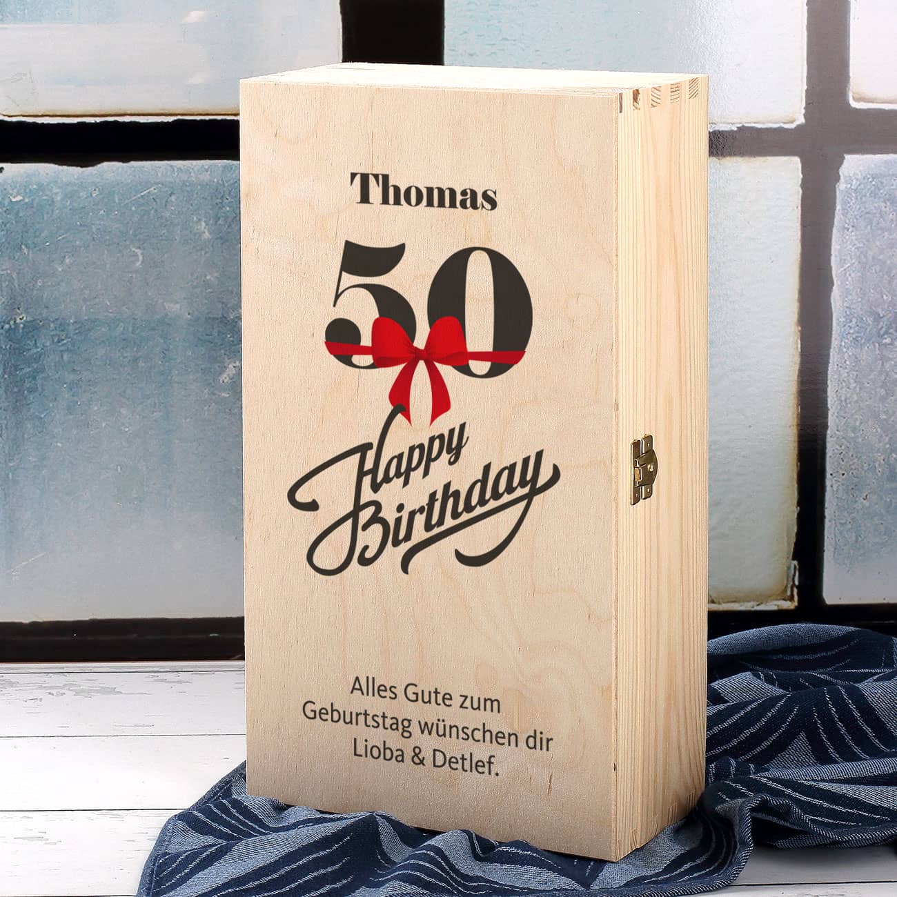 Bedruckte Geschenkbox