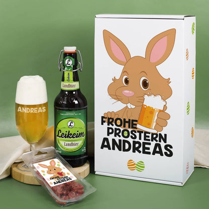 Frohe Prostern Biergeschenkset zu Ostern
