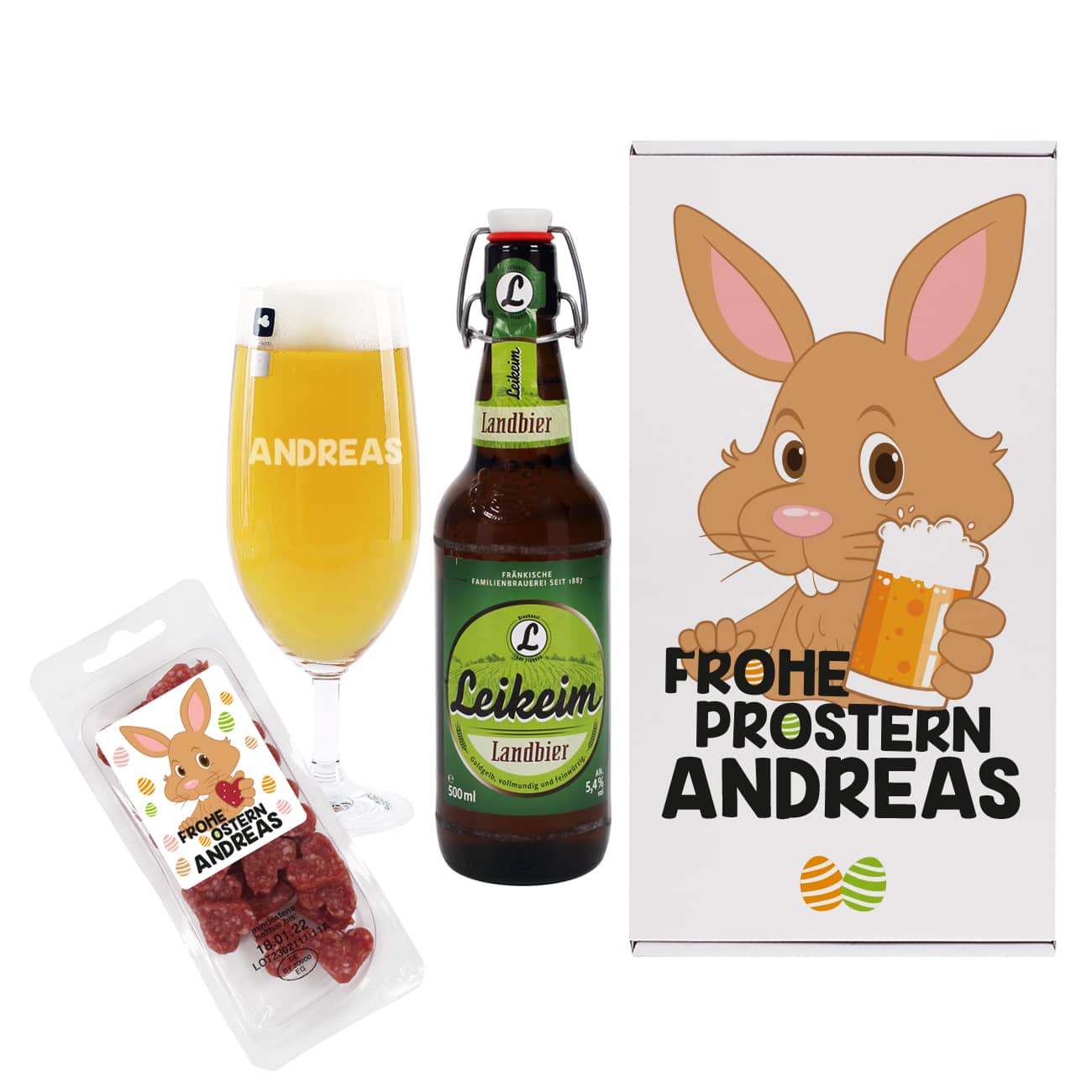 Frohe Prostern Biergeschenkset zu Ostern