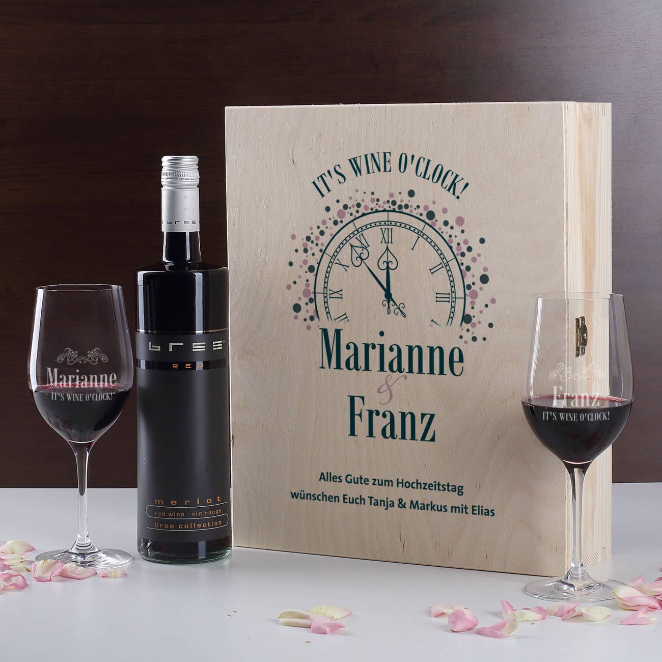 Geschenkset Wine 'c clock