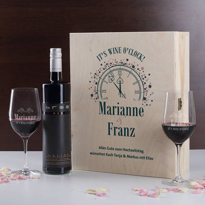 Geschenkset Wine 'c clock