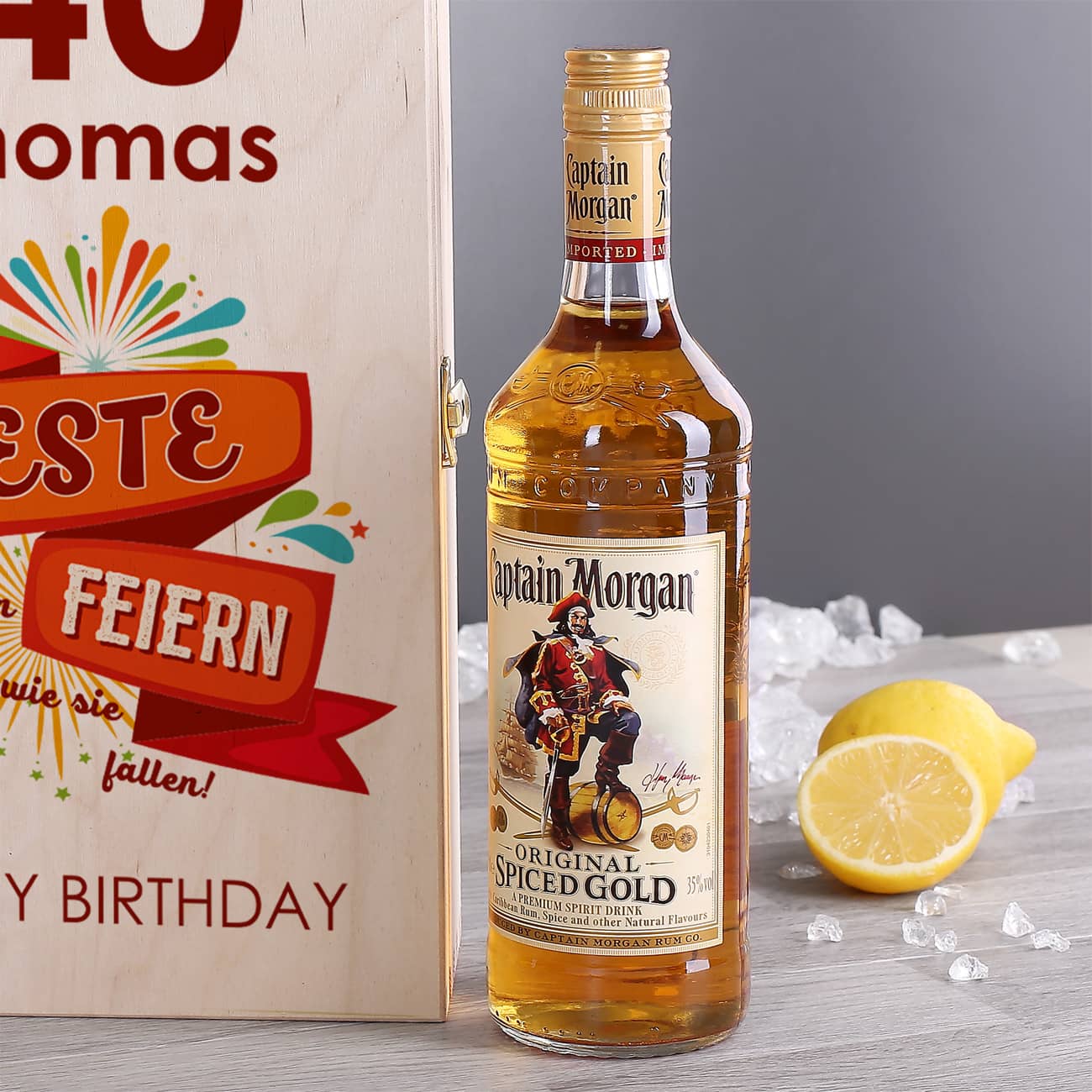 Feste Feiern wie sie fallen - Captain Morgan - Geschenkset 