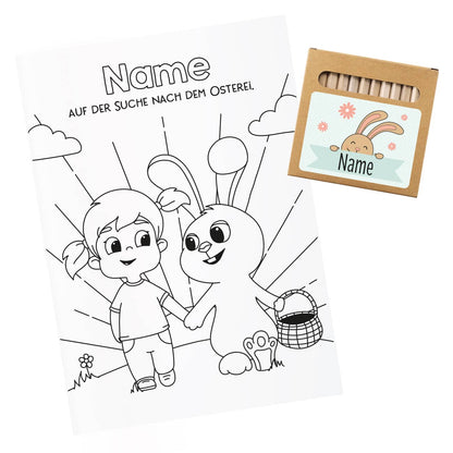 Malheft zu Ostern für Mädchen und Jungen