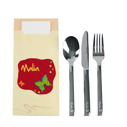 Besteckset mit Wunschname