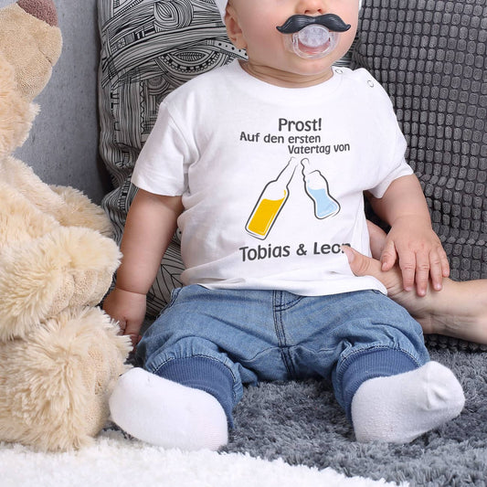 Baby T-Shirt mit Vatertags-Motiv