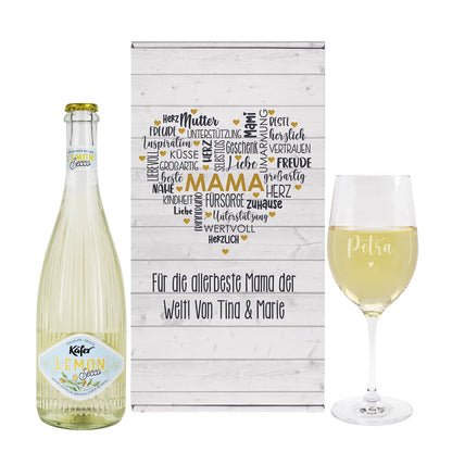 Geschenkset zum Muttertag mit Name und Text personalisiert