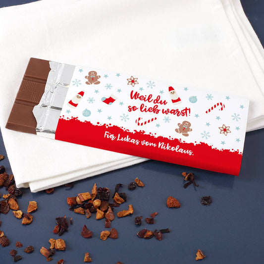 Weil du so lieb warst - Schokolade mit Name