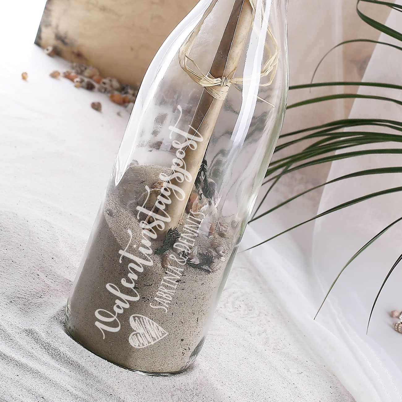 Valentinstagspost mit 30 Zeichen Wunschtext