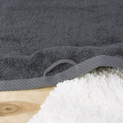 Handtuchset in schiefergrau, Detail