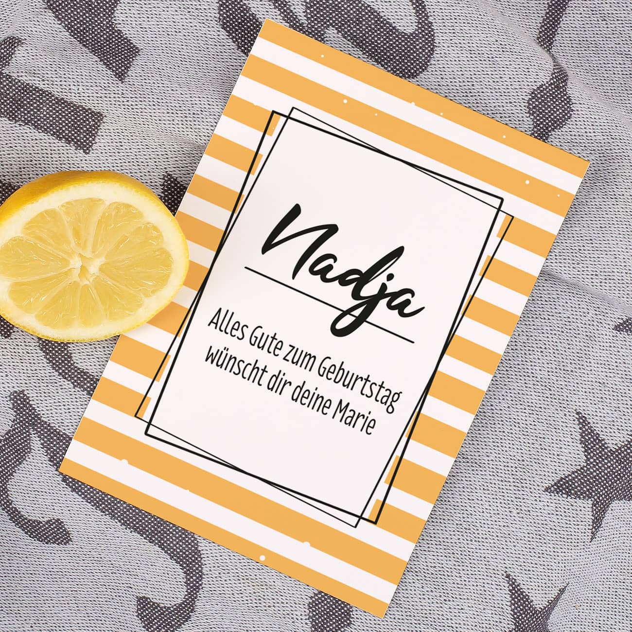 Persönliche Grußkarte