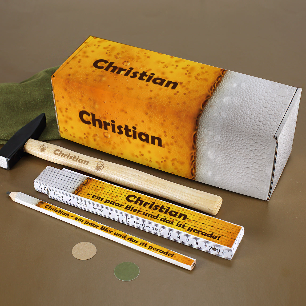 Set für Handwerker zum Geburtstag, Vatertag etc.