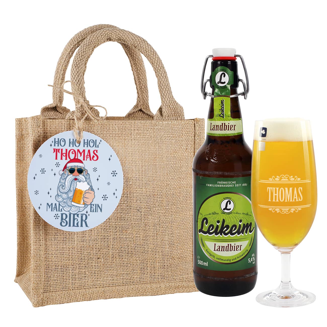 Individuelles Biergeschenk zu Weihnachten