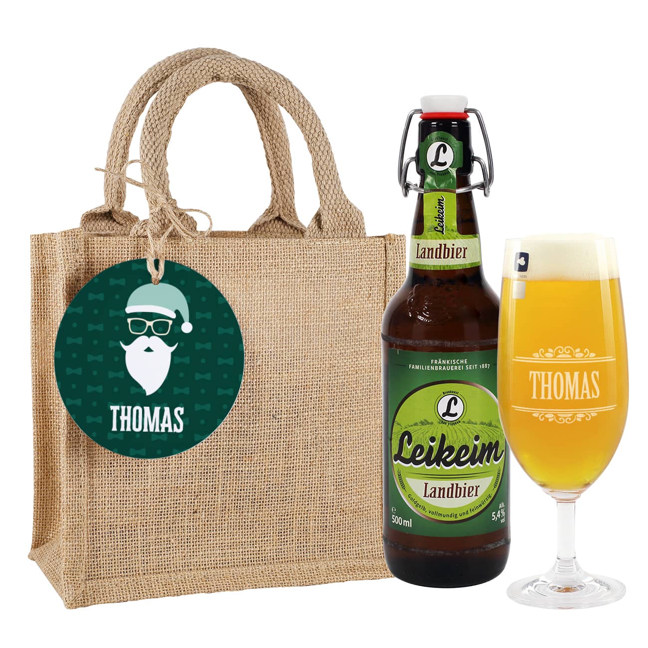 Individuelles Biergeschenk zu Weihnachten