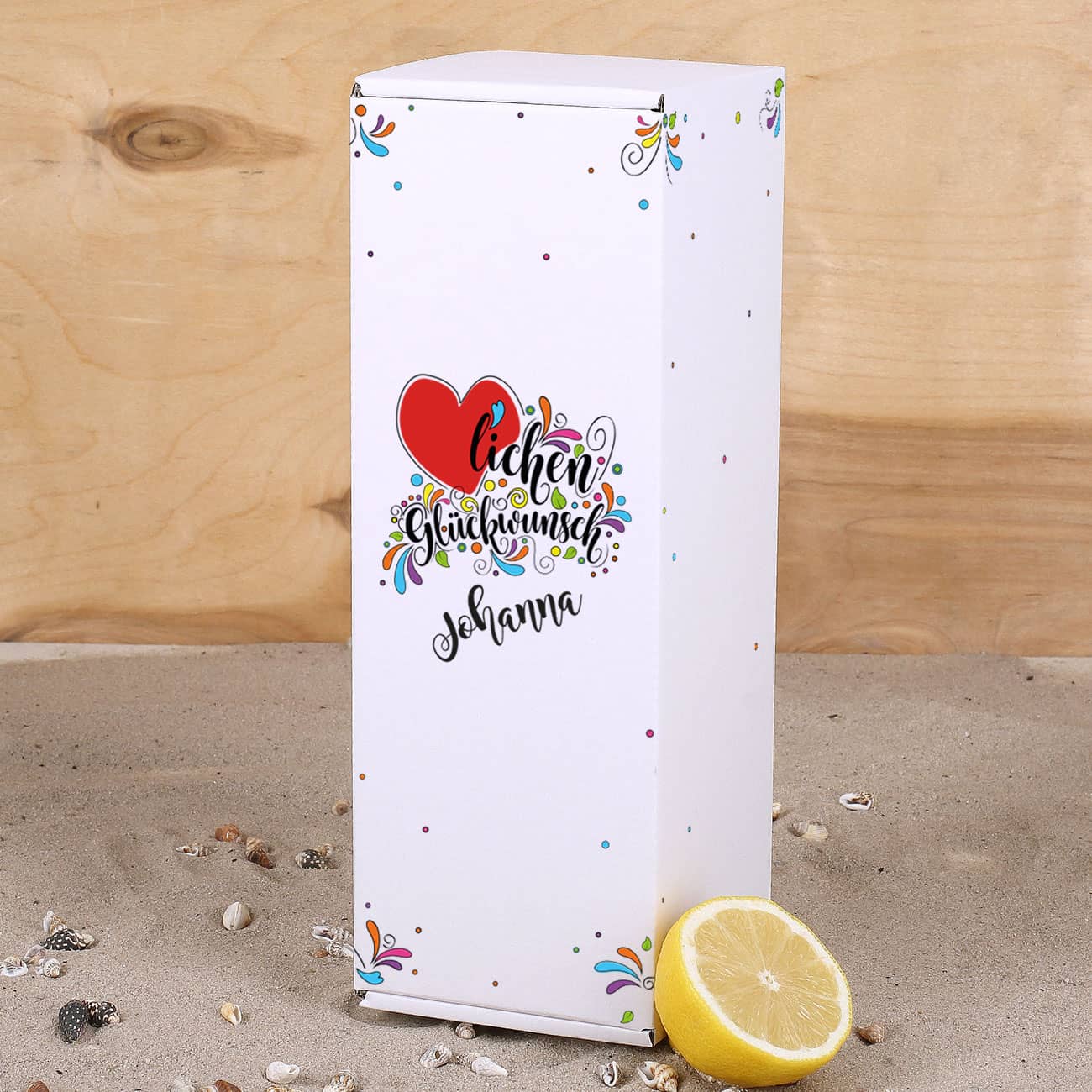 Personalisierte Geschenkverpackung