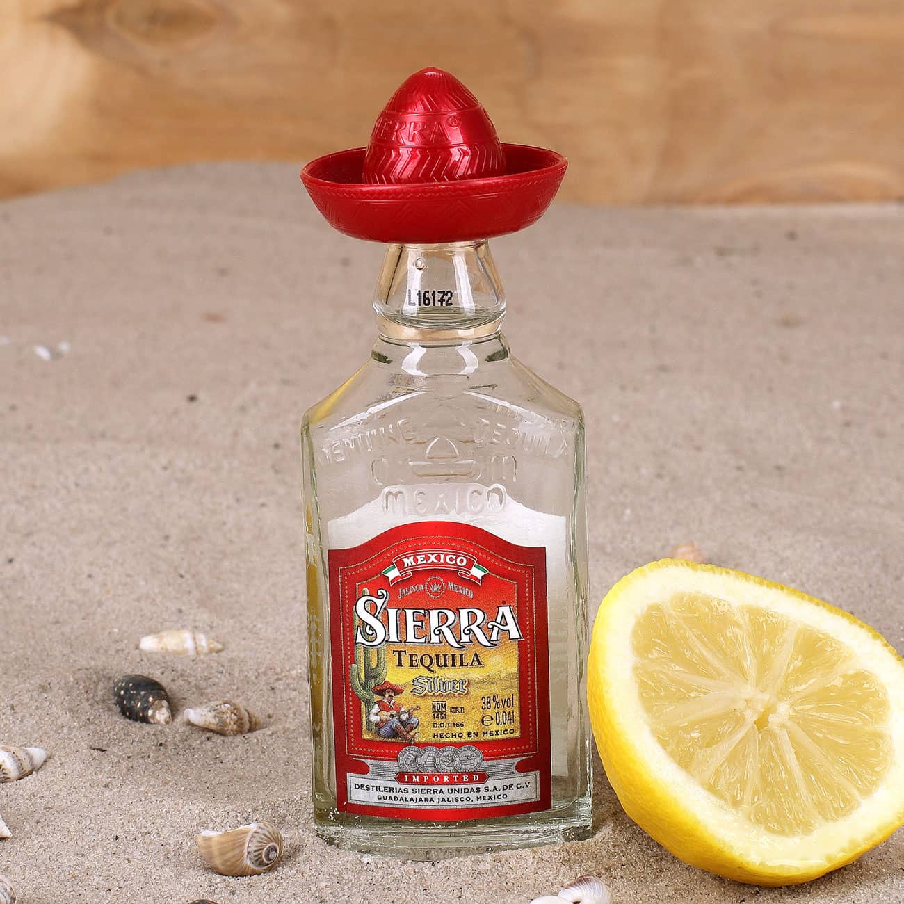 Kleines Fläschchen Tequila