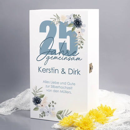 Geschenkkiste personalisiert mit Namen und Text nach Wunsch