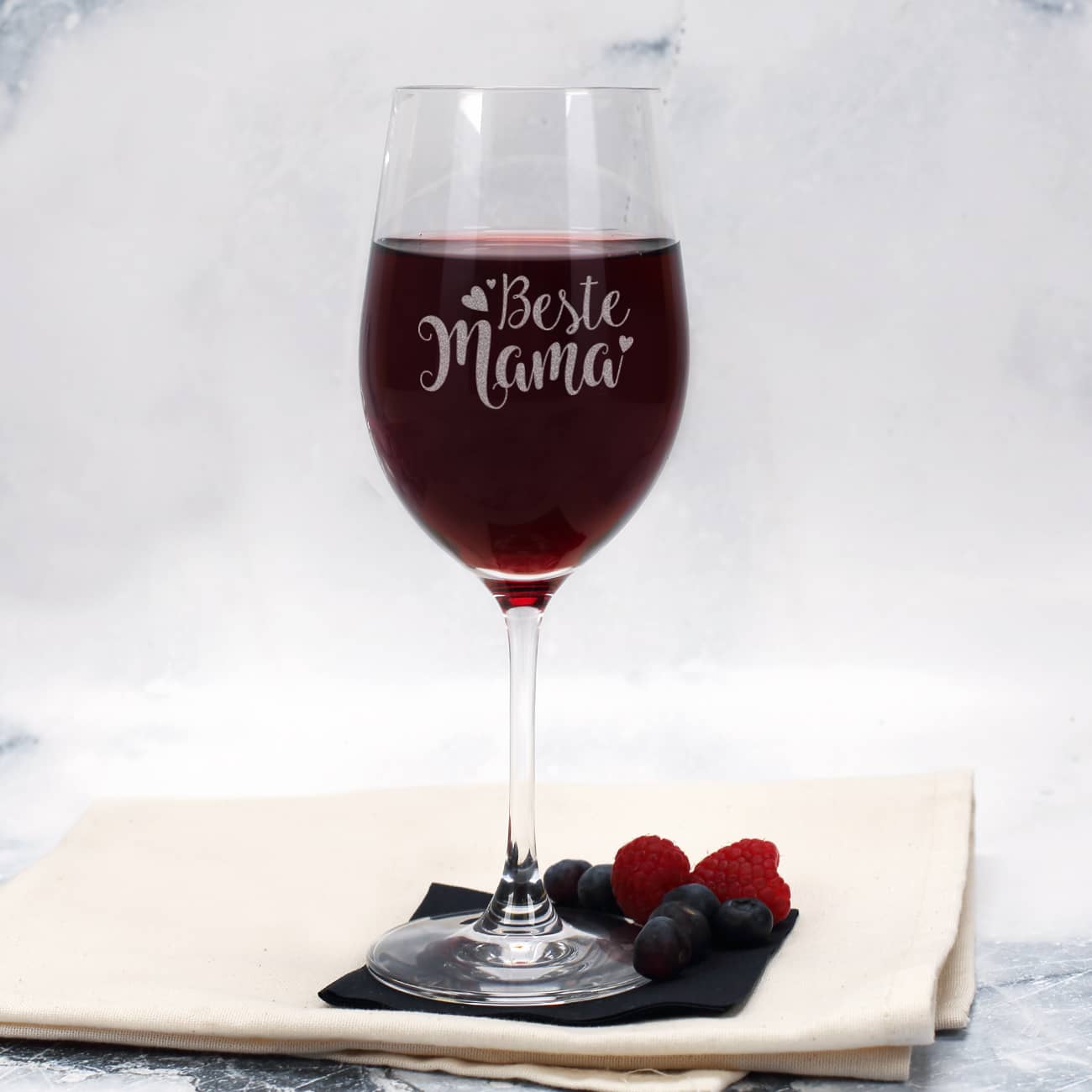 Biorebe Wein Geschenkset zum Muttertag mit Weinglas in Geschenkbox